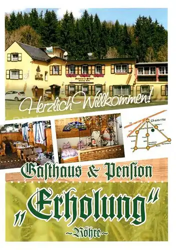 AK / Ansichtskarte Drebach Gasthaus Pension Erholung  Drebach