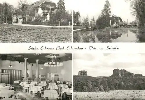 AK / Ansichtskarte Bad_Schandau Ostrauer Scheibe Bad_Schandau