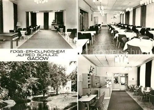 AK / Ansichtskarte Lanz_Lenzen Gadow Erholungsheim Alfrd Schulze Lanz_Lenzen