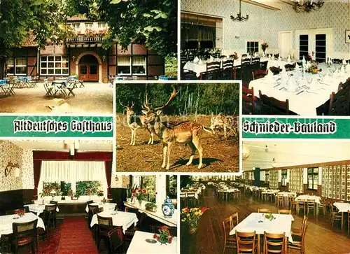 AK / Ansichtskarte Coesfeld Altdeutsches Gasthaus Schnieder Bauland Wild Coesfeld