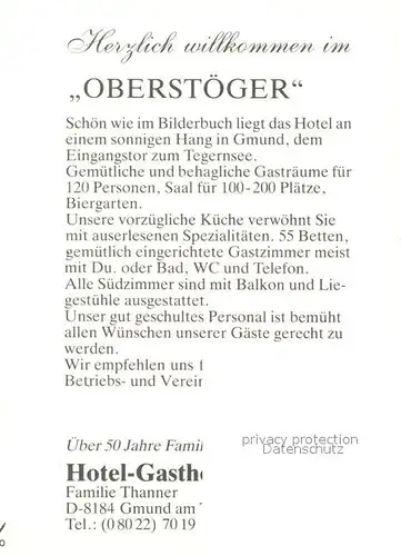 AK / Ansichtskarte Gmuend_Kaernten Hotel Oberstoeger Gmuend Kaernten