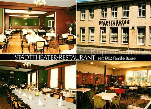 AK / Ansichtskarte Heide_Holstein Stadttheater Restaurant Heide_Holstein