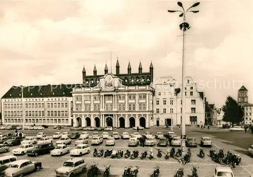 AK / Ansichtskarte Rostock_Mecklenburg Vorpommern Rathaus Rostock