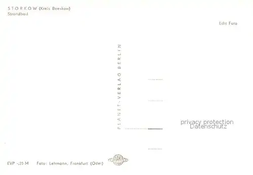 AK / Ansichtskarte Storkow_Mark Strandbad Storkow Mark