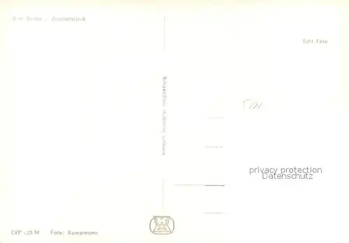 AK / Ansichtskarte Bad_Berka Zentralklinik Bad_Berka