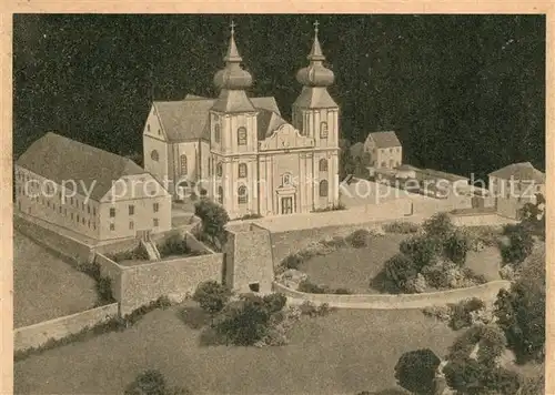 AK / Ansichtskarte Maria_Taferl Modell der Wallfahrtskirche Maria Taferl Maria Taferl