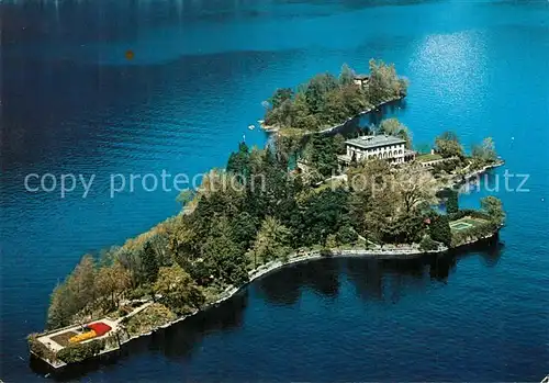 AK / Ansichtskarte Isole_di_Brissago Lago Maggiore Fliegeraufnahme Isole_di_Brissago