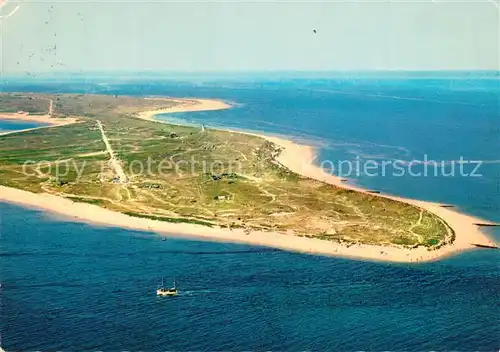 AK / Ansichtskarte Insel_Sylt Fliegeraufnahme mit Ellenbogen Insel_Sylt