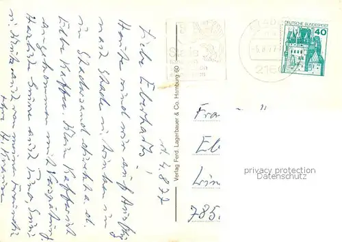 AK / Ansichtskarte Stade_Niederelbe mit Stadersand Leuchtturm Fernmeldeturm Stade Niederelbe