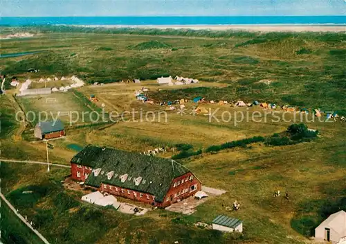AK / Ansichtskarte Langeoog_Nordseebad Jugenderberge Fliegeraufnahme Langeoog_Nordseebad