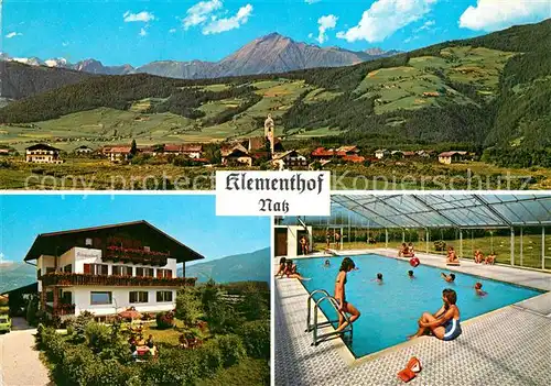 AK / Ansichtskarte Natz_Brixen_Suedtirol Panorama Klementhof Swimmingpool Natz_Brixen_Suedtirol