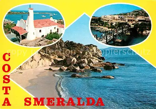 AK / Ansichtskarte Costa_Smeralda Sardegna Bruecke Hafen Strand Costa_Smeralda