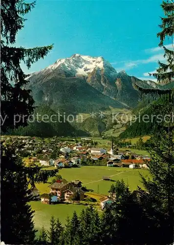 AK / Ansichtskarte Mayrhofen_Zillertal mit Gruenberg Mayrhofen_Zillertal