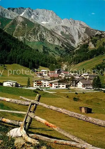 AK / Ansichtskarte Samnaun_Dorf Panorama Samnaun Dorf