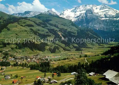 AK / Ansichtskarte Lenk_Simmental mit Wildstrubel Lenk Simmental