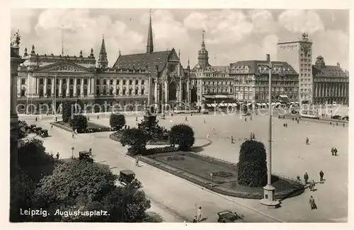 AK / Ansichtskarte Leipzig Augustusplatz Leipzig