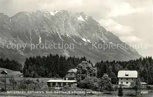 AK / Ansichtskarte Mitterberg_Steiermark Gasthaus Haeuserl am Wald Alpen Mitterberg_Steiermark