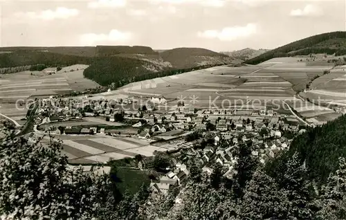 AK / Ansichtskarte Willingen_Sauerland Panorama Blick vom Orenberg Heilklimatischer Kurort Willingen_Sauerland