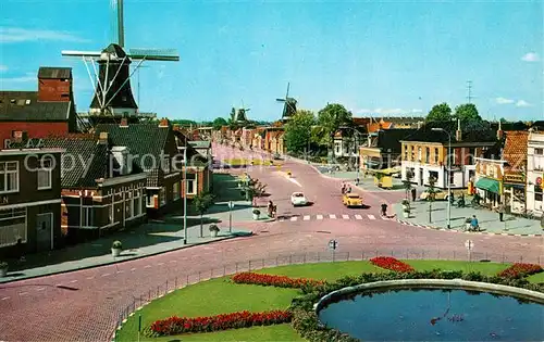 AK / Ansichtskarte Winschoten Nassaustraat Moldens Strassenpartie Windmuehlen Winschoten