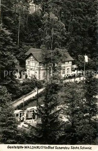 AK / Ansichtskarte Bad_Schandau Gaststaette Waldhaeusl Bad_Schandau