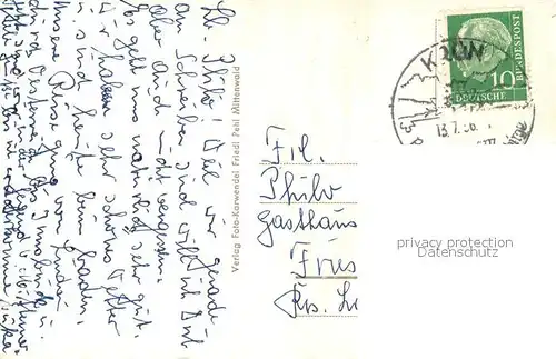 AK / Ansichtskarte Mittenwald_Bayern Obermarkt Fassadenmalerei Kirche Mittenwald Bayern