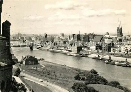 AK / Ansichtskarte Bremen Panorama Blick vom Wasserturm Bremen