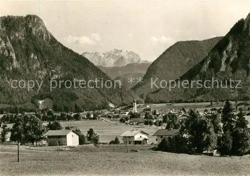 AK / Ansichtskarte Inzell Panorama mit Reiteralpe Berchtesgadener Alpen Inzell