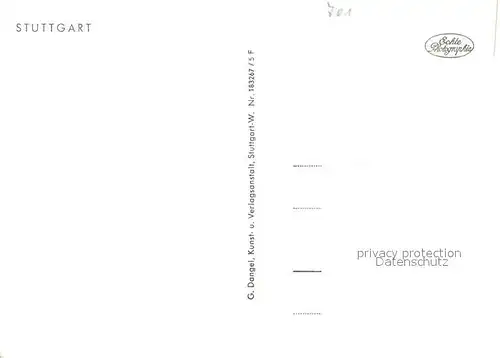 AK / Ansichtskarte Stuttgart Stadtpanorama mit Blickzum Birkenkopf Stuttgart