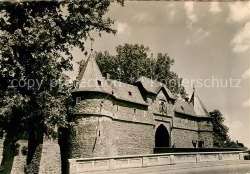 AK / Ansichtskarte Friedberg_Hessen Burg Friedberg Hessen