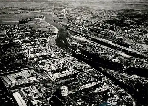 AK / Ansichtskarte Bremen Fliegeraufnahme Bremen