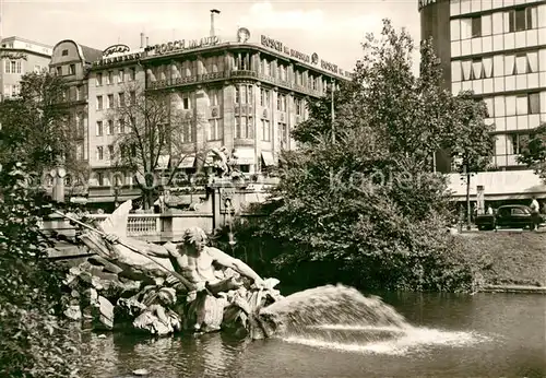 AK / Ansichtskarte Duesseldorf Tritongruppe Duesseldorf