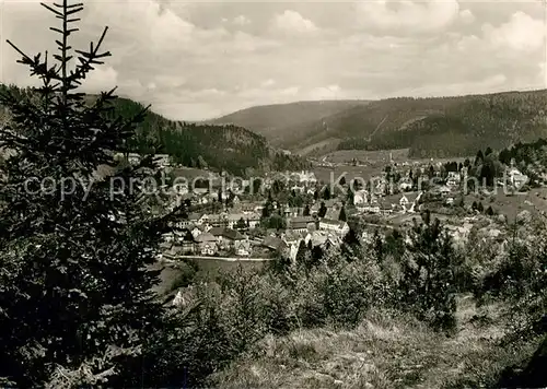 AK / Ansichtskarte Bad_Herrenalb Panorama Kurort im Schwarzwald Bad_Herrenalb