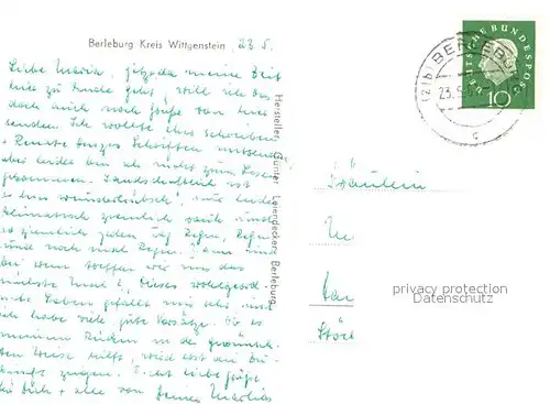 AK / Ansichtskarte Berleburg_Bad Panorama Partie an der Eder Schwaene Kirche Berleburg_Bad