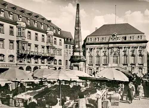 AK / Ansichtskarte Bonn_Rhein Markt mit Rathaus Bonn_Rhein
