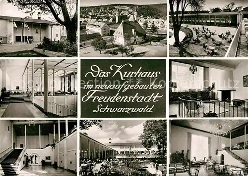 AK / Ansichtskarte Freudenstadt Kurhaus Stadtplatz Kurort im Schwarzwald Freudenstadt