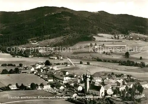 AK / Ansichtskarte Drachselsried Erholungsort Bayerischer Wald Fliegeraufnahme Drachselsried