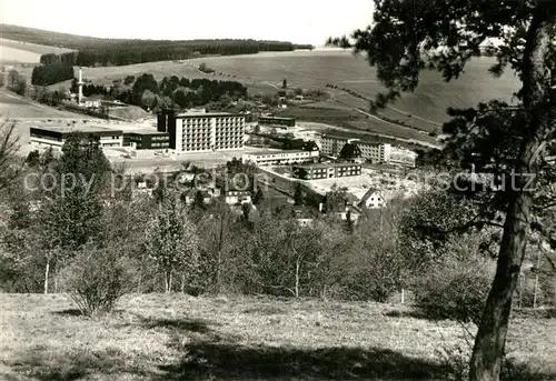 AK / Ansichtskarte Wurzbach Panorama mit FDGB Erholungsheim Frankenwald Wurzbach