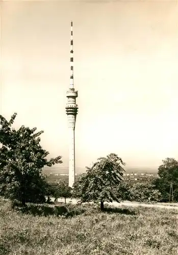 AK / Ansichtskarte Dresden Fernseh  und UKW Turm Dresden