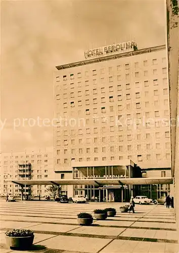 AK / Ansichtskarte Berlin Hotel Berolina Karl Marx Allee Hauptstadt der DDR Berlin
