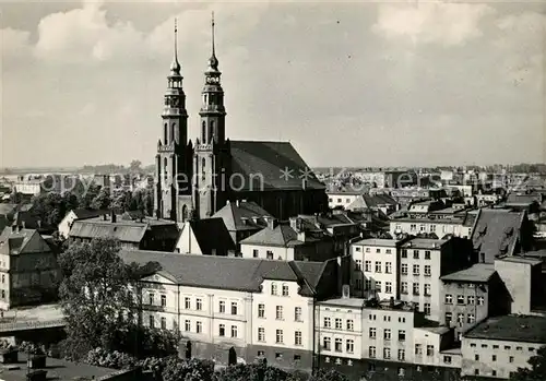 AK / Ansichtskarte Opole_Oberschlesien Widok ogolny Stadtbild mit Kirche Opole_Oberschlesien
