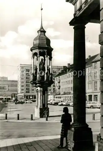 AK / Ansichtskarte Magdeburg Magdeburger Reiter auf dem Alten Markt Magdeburg