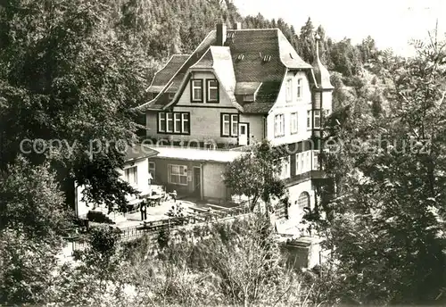 AK / Ansichtskarte Wernigerode_Harz Betriebsferienheim Steinerne Renne Wernigerode Harz