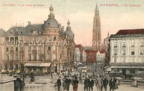 AK / Ansichtskarte Anvers_Antwerpen Canal au Sucre Anvers Antwerpen