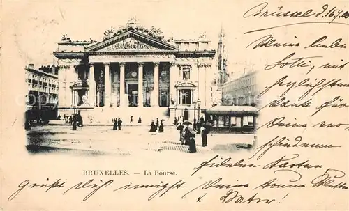 AK / Ansichtskarte Bruxelles_Bruessel La Bouse Bruxelles_Bruessel