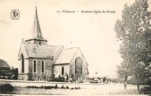 AK / Ansichtskarte Tirlemont Eglise de Grimde Tirlemont