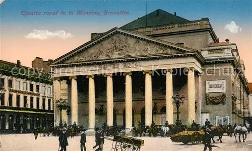 AK / Ansichtskarte Bruxelles_Bruessel Theatre royal de la Monnaie Bruxelles_Bruessel