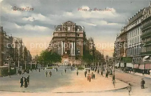 AK / Ansichtskarte Bruxelles_Bruessel Place de Brouchere Bruxelles_Bruessel