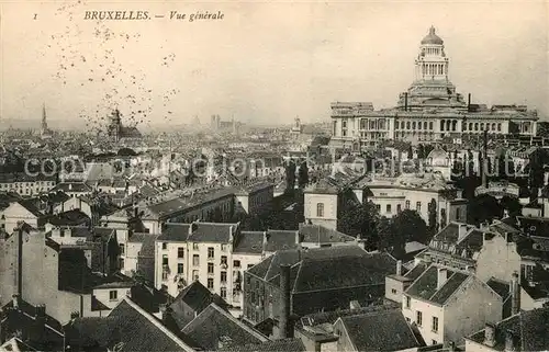 AK / Ansichtskarte Bruxelles_Bruessel Vue generale Bruxelles_Bruessel