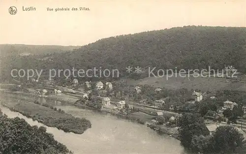 AK / Ansichtskarte Lustin Fliegeraufnahme Villas Lustin