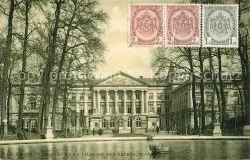 AK / Ansichtskarte Bruxelles_Bruessel Park Bruxelles_Bruessel